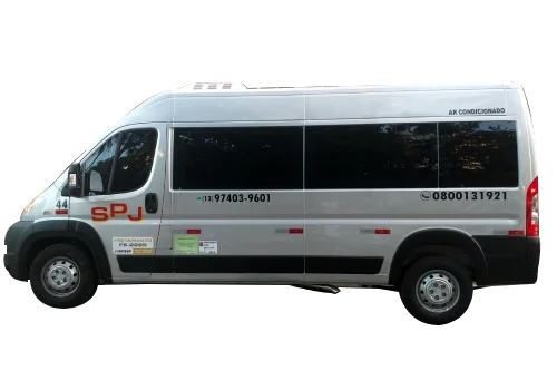 Van da frota SPJ Turismo